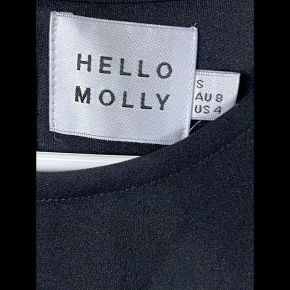 Hello Molly Play Pretend Dress Long Sleeve Black- Size US 4 - Picture 3 of 3